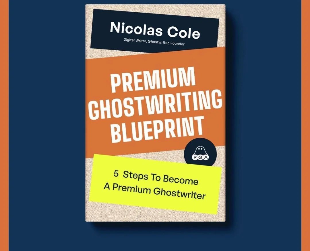 2025/07/12778.jpg Premium Ghostwriting Academy by Dickie Bush & Nicholas Cole Join the Premium Ghostwriting Academy and learn how to land high-paying ghostwriting clients, write for top founders, and build a 6-figure writing business.