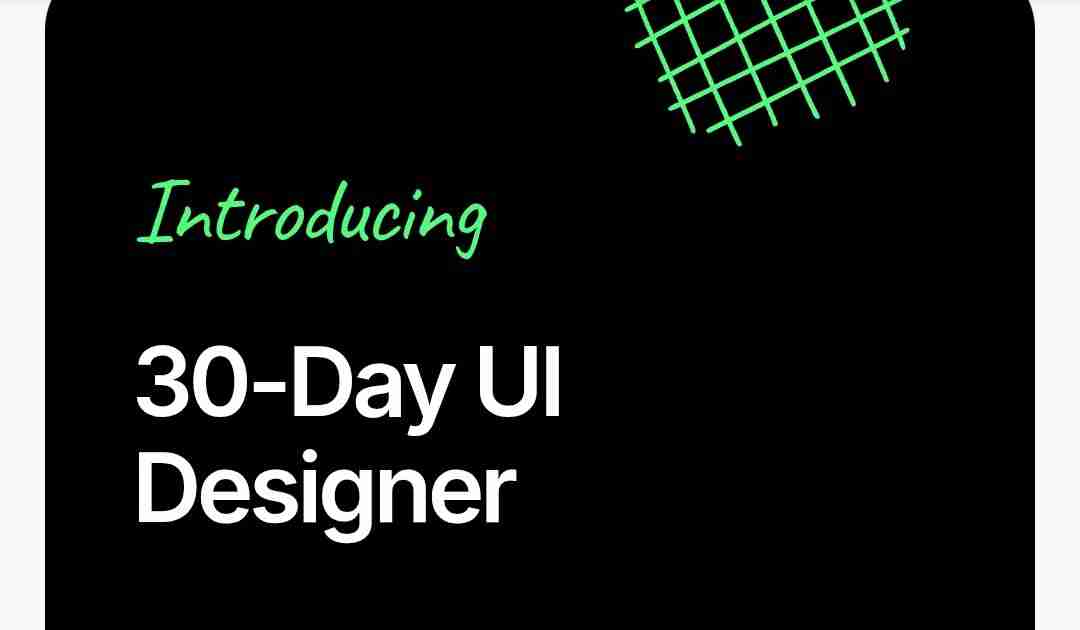3586 Design Champs – 30-Day UI Design Program Master UI design in just 30 days with Design Champs. Learn user interface principles, tools, and workflows to create professional, engaging digital designs.