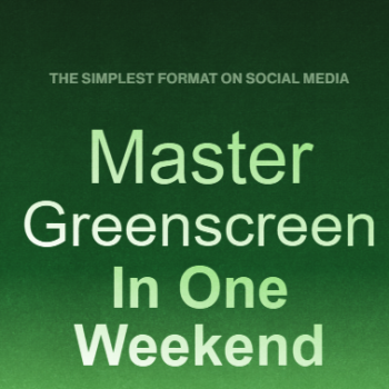 Cut 30 – Greenscreen 101 (2026 June)