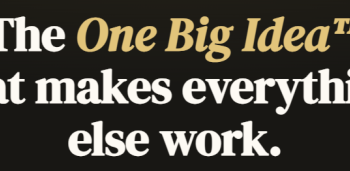 Jon Brosio – One Big Idea Masterclass